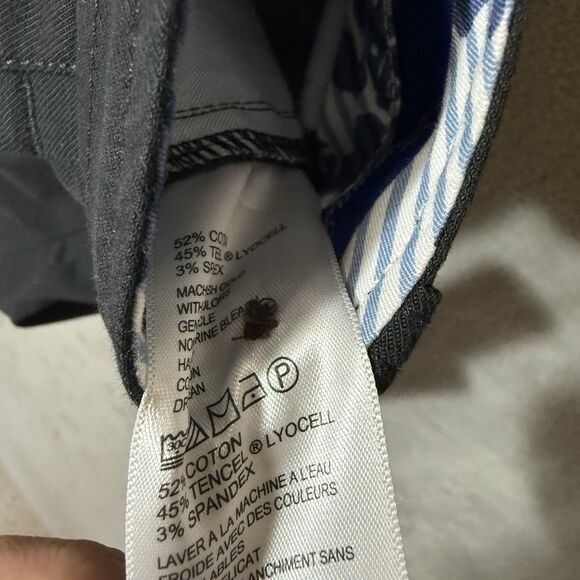 NWT Tommy Bahama Mens Size 38 Black Offshore Chino Shorts Khaki $98 - Picture 9 of 10